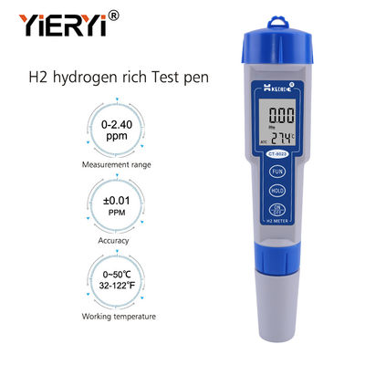Medidor de pH inteligente de Digitaces del hidrógeno del contraluz 2.40ppm H2