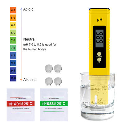 Tipo probador de la pluma del medidor de pH de Protable LCD Digital del pH para el vino/la orina del agua de Driking de la prueba
