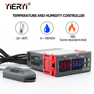 CA 110V 220V del higrómetro del termómetro de Digitaces del control de humedad de la temperatura