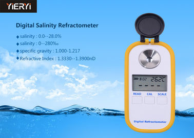 Refractómetro durable de Digitaces del bolsillo/refractómetro del metro de Brix para la supervisión del agua de mar del acuario