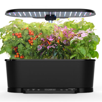 15 Pods Sistema de hidroponía inteligente con LED de espectro completo y circulación de agua inteligente para plantas de interior