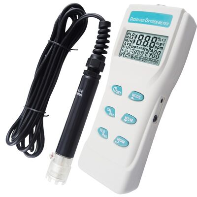 High Precision Dissolved Oxygen Analyzer with Data Logging for Fish Farm Water Quality Testing