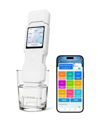 YIERYI 9-in-1 Smart WiFi Water Quality Salt Tester TDS Meter Digital App Control Analyzer For Hydroponics Aquarium Pool Drinking