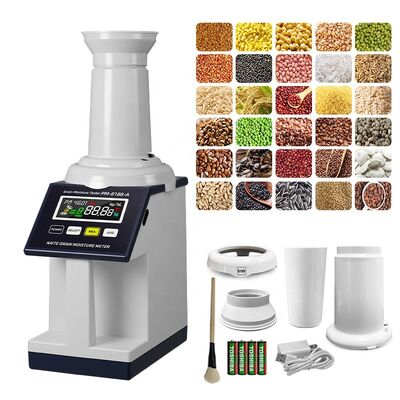 PM-8188-A condensador de alta frecuencia de grano de humedad de masa de densidad de comprobador con pantalla de color retroiluminada UE / EE.UU. / Reino Unido enchufe