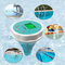 Metro residual del probador del cloro del detector pH de la calidad del agua de la piscina