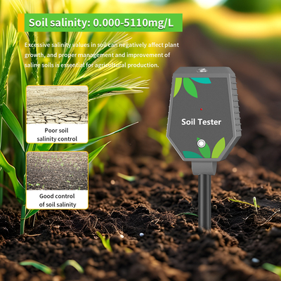 Alta precisión 8 en 1 medidor de humedad digital suelo Bluetooth inteligente