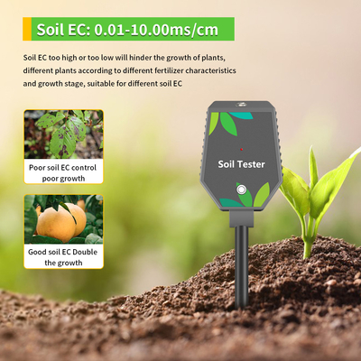 6 en 1 YIERYI Plantas medidor digital del suelo con pantalla LCD