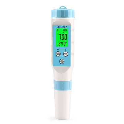Medidor de pH de 3 en 1 con Bluetooth Medida precisa de EC y temperatura para la calidad del agua en piscinas, acuarios e hidroponia