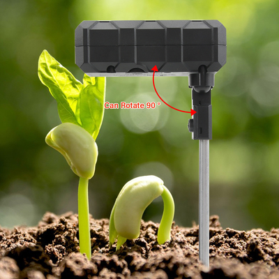 Detector de suelo de 6 en 1. pH, humedad, temperatura, luz, humedad, pruebas de fertilidad. Ideal para uso en interiores, exteriores y jardines.