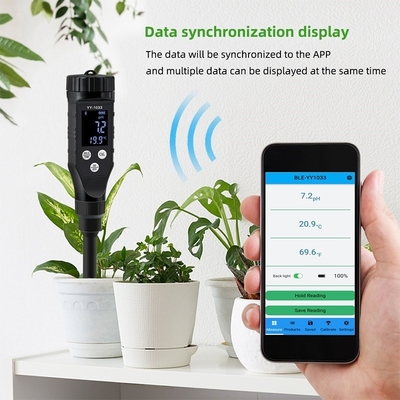¡Mejora tu agricultura con el monitor de pH y temperatura del suelo inteligente YY-1033!
