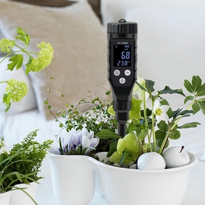 ¡Mejora tu agricultura con el monitor de pH y temperatura del suelo inteligente YY-1033!