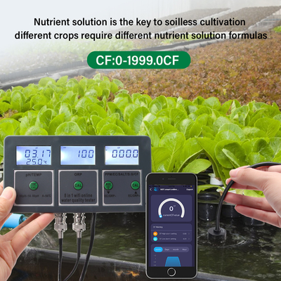 Analisador de agua multifunción de pH, EC, ORP, TDS de alta precisión perfecto para uso doméstico e industrial