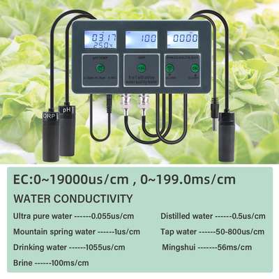 Monitoreo de calidad de agua inteligente mejorado. Conectividad WiFi. Controlado por aplicación. Ideal para hidroponía y tanques de peces.
