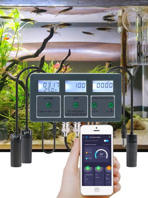 Kit de prueba de agua profesional 8-en-1 Análisis integral Sensores de alta precisión de control de APP inteligente