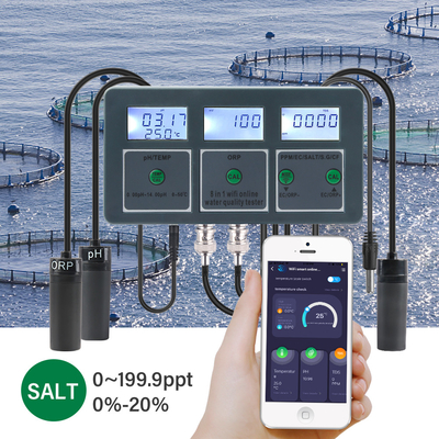 Monitoreo de calidad del agua en tiempo real perfecto para acuarios, agricultura, laboratorios y pruebas ambientales