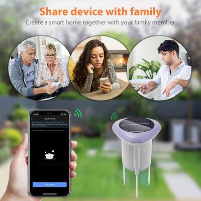 Sensor de suelo solar inteligente 3 en 1    Detección de humedad, temperatura y EC en tiempo real para jardinería doméstica y comercial