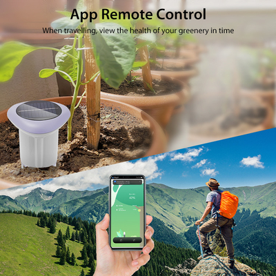 Sensor de suelo inalámbrico ZigBee 3.0    Monitor de agricultura inteligente con energía solar para riego de precisión