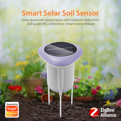 Tuya ZigBee Sensor de suelo 3 en 1 Solución automática de cultivo inteligente y cuidado del césped con control remoto