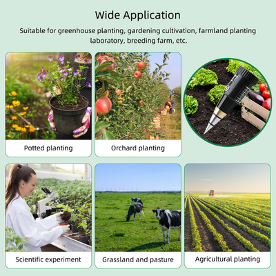 Kit de ensayo de suelos ecológicos para medir la acidez y la humedad del suelo para un crecimiento óptimo de las plantas