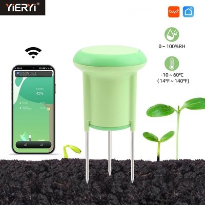 Sensor de suelo de jardín inteligente ️ Dispositivo ZigBee 3.0 con batería para riego y cuidado de plantas precisos