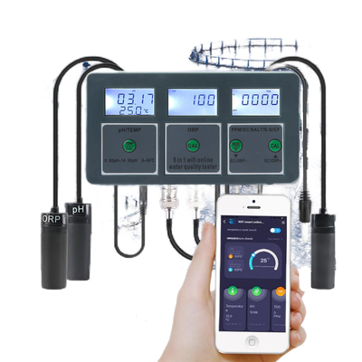 Monitoreo de calidad del agua en tiempo real perfecto para acuarios, agricultura, laboratorios y pruebas ambientales