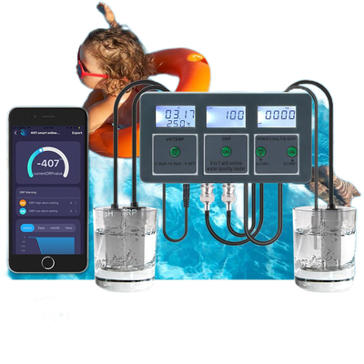Kit de prueba de agua profesional 8-en-1 Análisis integral Sensores de alta precisión de control de APP inteligente