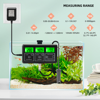 7 en 1 RS485 Monitoreo de agua multiparámetro con batería Ni-MH recargable con precisión ±0.05pH