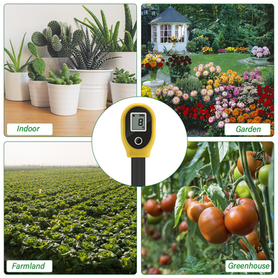 Display LCD Medidor digital de humedad del suelo para jardín y plantas