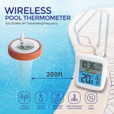 Termómetro de piscina flotante inteligente Inalámbrico a prueba de agua