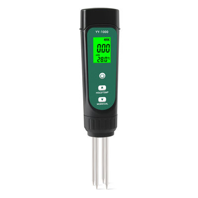 Kit de prueba de suelo de 3 en 1 - EC (0,01-20.00ms/cm), medidor de humedad y temperatura para jardines e hidroponía