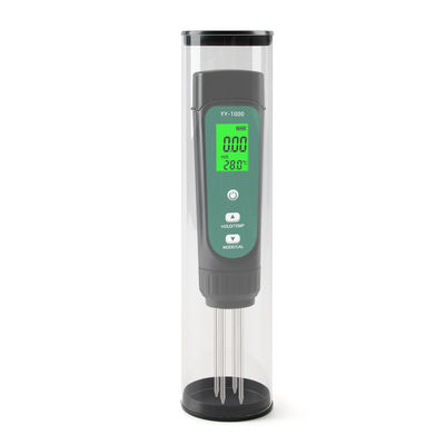 Kit de prueba de suelo de 3 en 1 - EC (0,01-20.00ms/cm), medidor de humedad y temperatura para jardines e hidroponía
