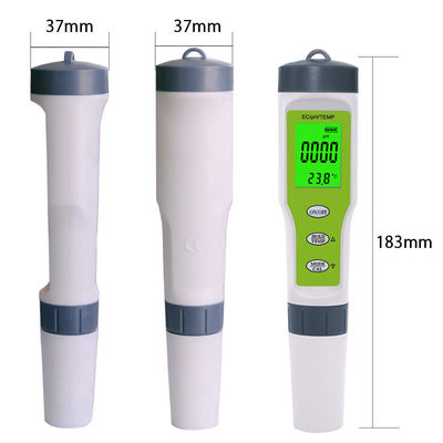 Medidor de calidad del agua 3 en 1 - Medidor de pH/CE/Temperatura con ATC para el hogar, acuario y laboratorio
