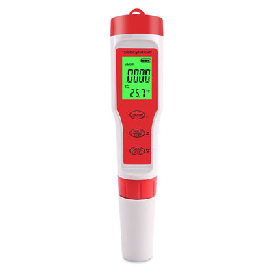 4 - En - 1 Tester de calidad del agua PH/EC/TDS/Temp Meter para acuicultura Laboratorio de agua potable