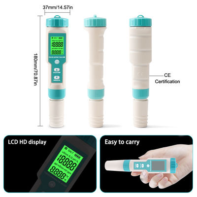 7 - En - 1 Tester de calidad del agua EC/salinidad/TDS/temp/pH/ORP/S.G. Medidor para acuicultura en el laboratorio doméstico