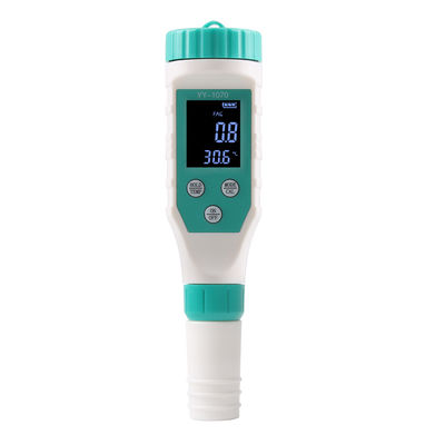 Medidor de Calidad del Agua 7 en 1 - FAC/pH/ORP/Salinidad/TDS/CE/Temperatura para Acuicultura, Hogar y Laboratorio