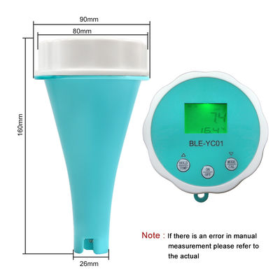 Probador inteligente de agua para piscina con Bluetooth - 6 en 1: medidor de pH/CE/TDS/ORP/CL/Temperatura para piscinas y entornos acuáticos