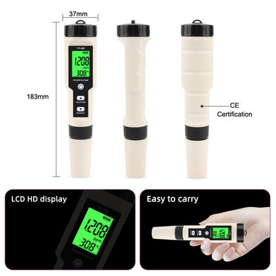 4 - en - 1 Probador de calidad de agua de hidrógeno - H2/pH/ORP/Temp Meter para salud, acuicultura y laboratorio