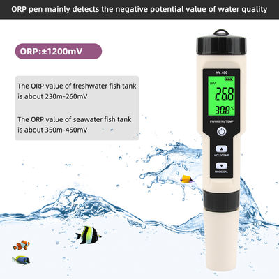 4 - en - 1 Probador de calidad de agua de hidrógeno - H2/pH/ORP/Temp Meter para salud, acuicultura y laboratorio