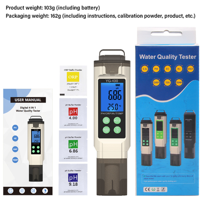 Analisador de calidad del agua PH/ORP/hidrógeno/temperatura todo en uno Probador de agua