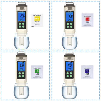 Analisador de calidad del agua PH/ORP/hidrógeno/temperatura todo en uno Probador de agua