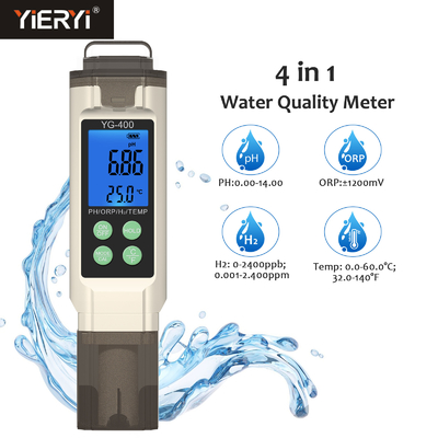 Analisador de calidad del agua PH/ORP/hidrógeno/temperatura todo en uno Probador de agua