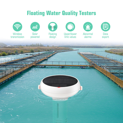 Medidor de pH flotante, impermeable, WiFi, Zigbee, inalámbrico, para piscinas, con energía solar