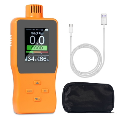 Detector de monitoreo de temperatura y humedad de gas amoníaco para mediciones precisas