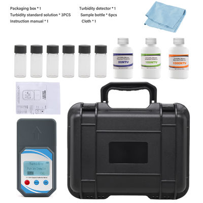 Métro de turbidez digital portátil 0-1000 NTU ± 0,8% de exactitud