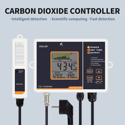 Controlador de CO2 de alta precisión AGc30 con ventilación inteligente para sistema de control de invernadero