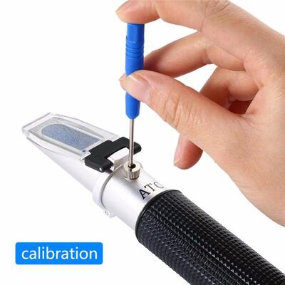 Handheld Refractometer with 0-80% Brix Range and ATC for Accurate Alcohol and Sugar Measurement