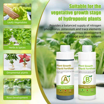 250ml High Accuracy Liquid Fertilizer and Hydroponic Nutrient Kit for Vegetative Growth Stage