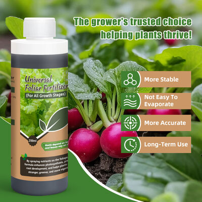 250 ml de fertilizante foliar universal de alta precisión para el aumento del crecimiento de las plantas y pruebas universales