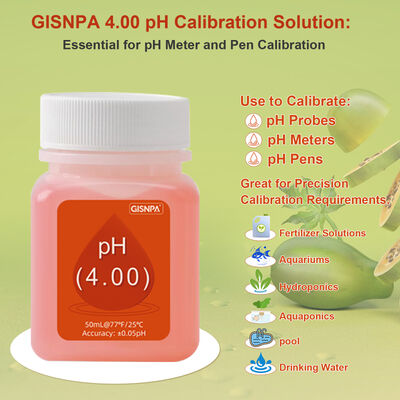 Solución de calibración de pH para botellas de 50 y 30 ml y líquido de electrodo con soporte personalizado OEM