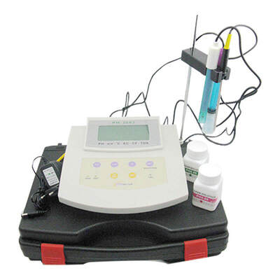 YIERYI PH-2603 Medidor de pH multifuncional de banco de 6 en 1 con precisión de pH de 0.01 para pruebas de calidad de agua de laboratorio